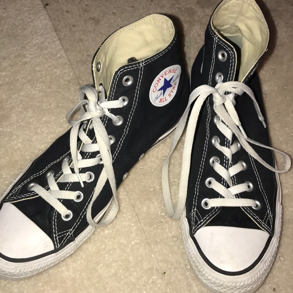 Black & White Converse High Tops